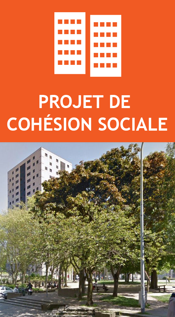 Projet de cohésion sociale square jacque franck