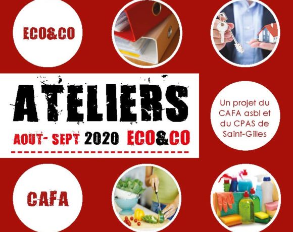 Ateliers Eco&co Août- Septembre 2020