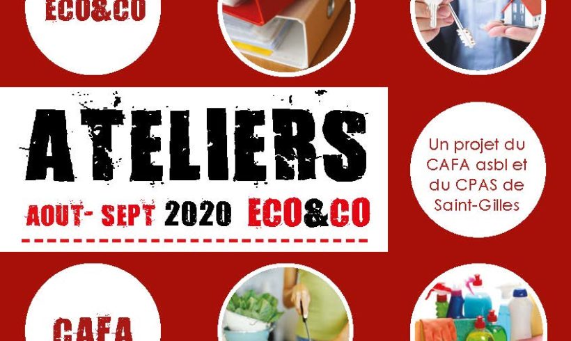 Ateliers Eco&co Août- Septembre 2020