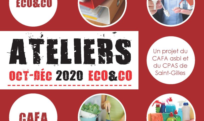 Ateliers Eco&co Octobre – Décembre 2020