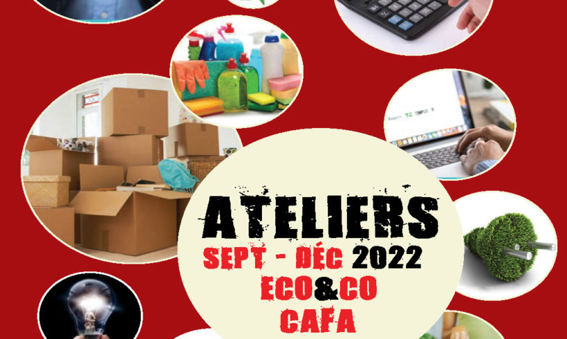 Ateliers Eco&co Septembre – Décembre 2022