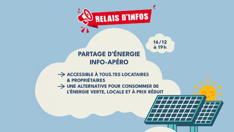 Partage d’énergie solaire : Apéro découverte à la MaisonEcoHuis