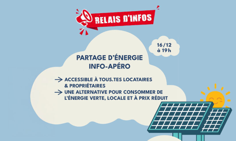 Partage d’énergie solaire : Apéro découverte à la MaisonEcoHuis